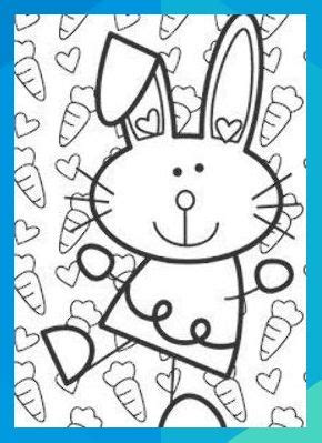 bunny coloring page  tenamule bunny coloring pages