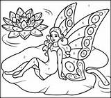 Fairies sketch template