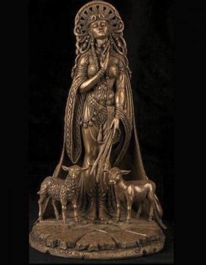 celtic horned god cernunnos statue wood finish celtic jackalope