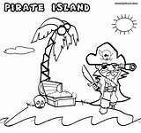 Coloring Island Gilligans Book Pages Pirate Template sketch template