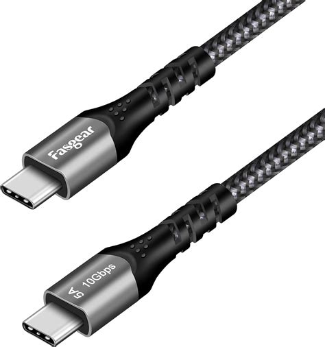 fasgear usb   type  cable usb  type  gen  fast charge cable  power delivery