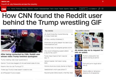 lying cnn uses blackmail to strong arm apology from creator of trump