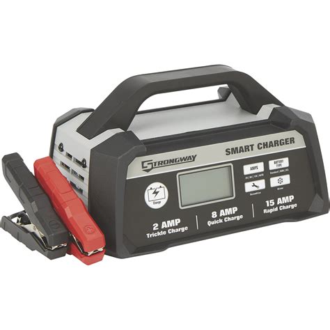strongway smart battery charger  volt  amp northern tool equipment
