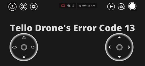 ways  fix tello drones error code