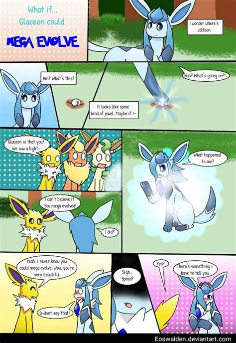 Es Fanart Mega Glaceon Page 1 By Eoswalden On Deviantart Pokemon