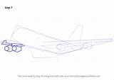 Draw Drawing Boeing Step Fans Two sketch template