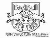 Bull Coloring Red Pages Soccer Logo Team Cool York Bulls Color City Sheets Kids Mls Arsenal Logos Fifa Getdrawings Drawing sketch template