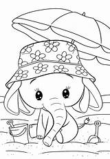 Elefantinhos sketch template