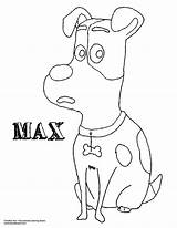 Pets Max Secret Life Coloring Pages Lives Choose Board Colouring sketch template