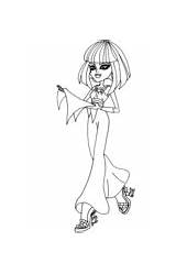 Coloring Pages Monster High Cleo Nile Printable Supercoloring Deuce Scribblefun sketch template