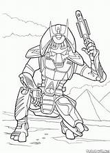 Coloring Pages Pyramids Guardian Future Futuristic Boys Army Robot Wars Colorkid sketch template