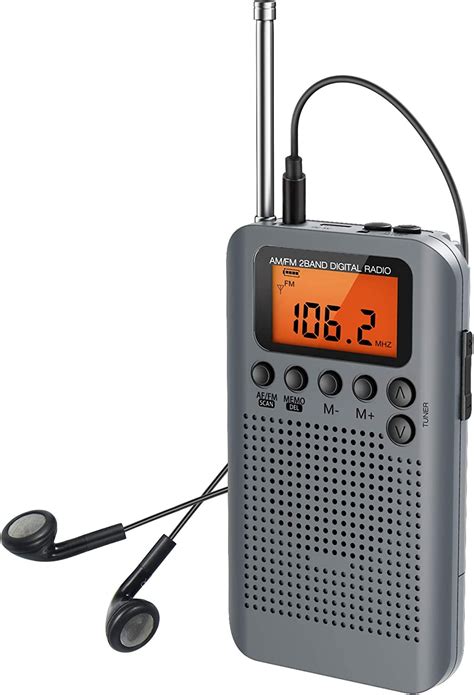 pocket radio fm  portable radio  headphones amazoncouk