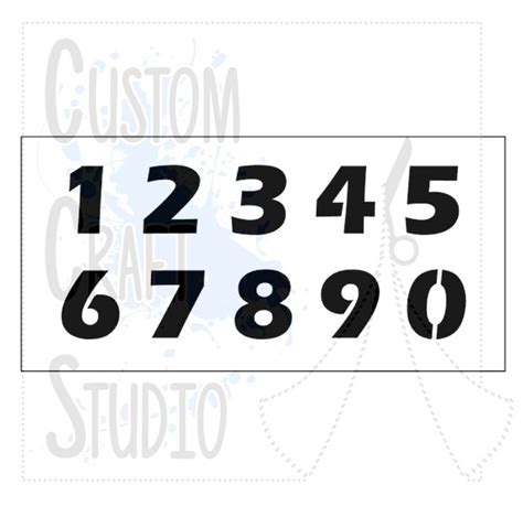 bold font numbers   mm numbers letter stencil letter stencils