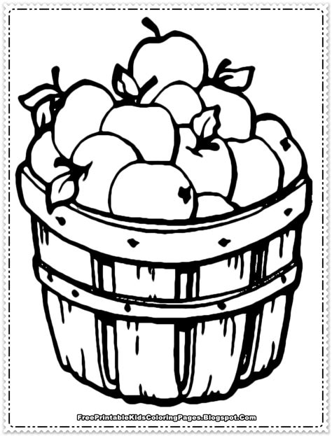 apple fruit coloring pages printable amp blogger design
