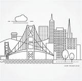 San Francisco County Vector Illustrations Similar Clip sketch template