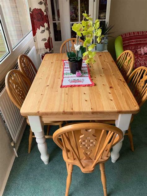 farmhouse dining table   chairs  kidlington oxfordshire