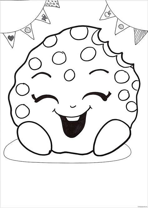 shopkins cookie coloring pages  image   find  coloring