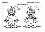 Coloring Difference Pages Spot Popular sketch template