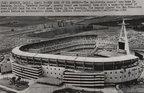 fifty years ago designing angel stadium ballpark digest