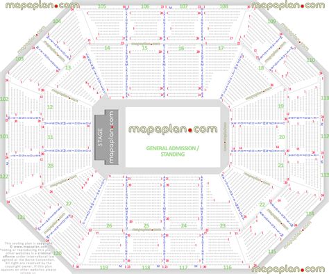 uncasville mohegan sun arena seating layout general admission floor