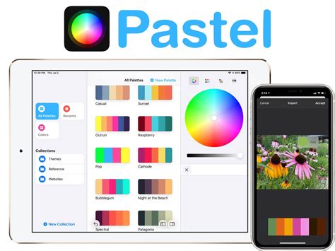 pastel color palette app  iphone ipad tools  toys