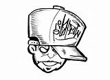 Gangster Cholo Characters Graffiti Drawings Drawing Character Funny Joker Faces Mushroom Spray Cartoon Quinn Harley Draw Face Easy Cans Skull sketch template