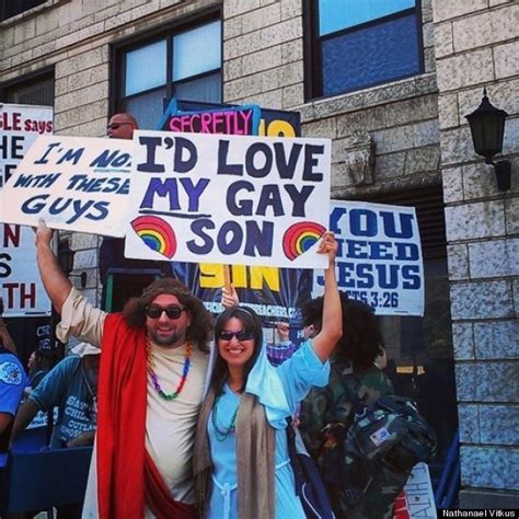 jesus went to the chicago gay pride parade with a very important