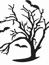 Pumpkin Carving Tree Spooky Halloween Templates Template Clipart Outline Patterns Carvings Creepy Drawing Stencils Cliparts Clip Scary Use Pattern Pumpkins sketch template
