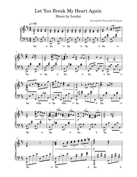 break  heart  laufey piano tutorial