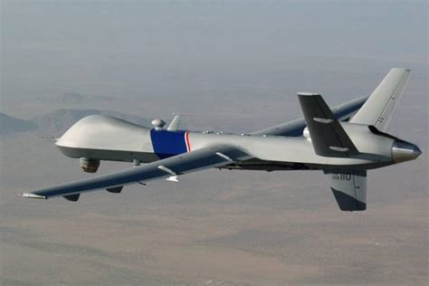 long endurance predator drone spreads  wings