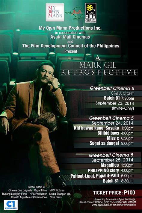 Mark Gil Films To Be Shown Again In 2 Day Event