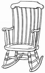 Chair Rocking Drawing Clipart Outline Drawings Clip Chairs Line Cliparts Wooden Old Adirondack Colouring Pages Library Getdrawings Property Clipartbest sketch template