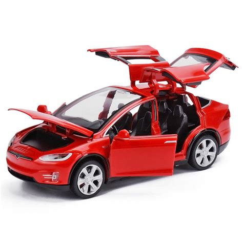 diecast toy  scale alloy cars  tesla toy model suv car sound light toy kids toys