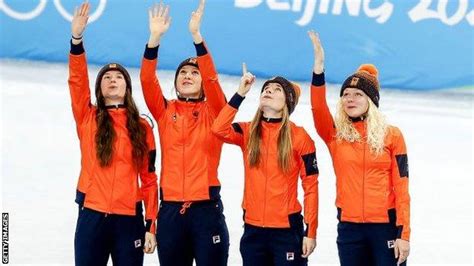 Winter Olympics Netherlands Win Emotional Short Track Speed Skating