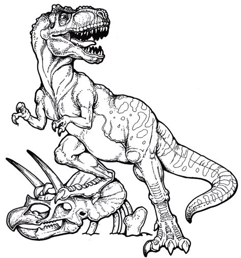 dibujos de dinosaurios  colorear gran coleccion imprimir gratis