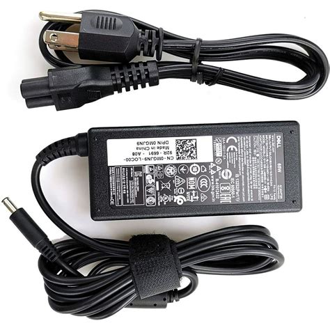 dell original inspiron laptop charger  watt mm tip ac power adapterpower supply