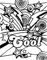 Coloring Cool Pages Awesome Boys Printable Print Adults Girls Teenage Size Color Drawing Sheets Adult Really Wallpapers Rocks Kids Teenagers sketch template