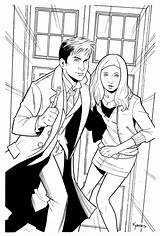 Colouring Coloring Pages Doctor Who Pond Amy Dr Book Fan Printablecolouringpages sketch template