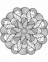 Mandala Coloring Flower Pages Mandalas Printable Sheets Flowers Para Adults Kids Colouring Bestcoloringpagesforkids Floral Adult Supercoloring Colorear Print Dibujos Animal sketch template