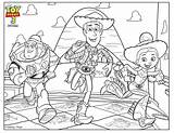 Coloring Toy Story Pages Kids Print sketch template