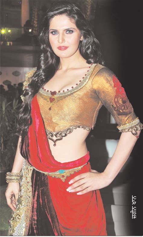 sab hot actress zarine khan latest hot magazin scan