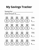Savings Tracker sketch template