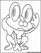 Froakie Coloring Pages Pokemon Frogadier Fennekin Printable Getcolorings Fun Color Template Colo sketch template