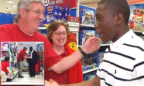 teen thanks target employee who helped him tie a tie for a