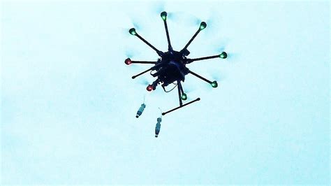 simulated ied equipped drone  military training