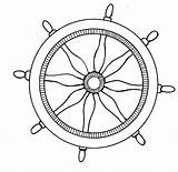 Wheel Steering Nautical Coloring Ship Pages Clipart Drawing Pirate Ships Printable Template Printables Boat Colouring Wheels Sailor Sketch Drawings Getdrawings sketch template