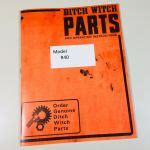ditch witch  parts breakdown manuals  ditch witch service manual  full version