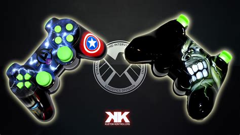 custom airbrushed avengers ps controller ps controller custom