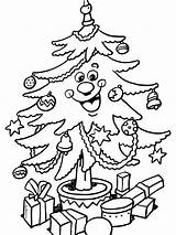 Kerstboom Kerst Mooie Ballen Topkleurplaat Kerstbomen Kerstmis sketch template