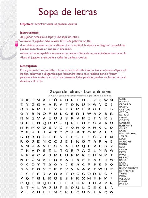 Sopa de letras damicis 2Â°a anette egoavil, santiago elÃ­as